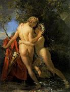 Francois Joseph Navez The Nymph Salmacis and Hermaphroditus France oil painting artist